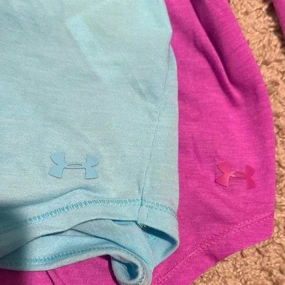 Under Armour Women's Long Sleeve Tops - Aqua and Magenta Brand New - Picture 6 of 7